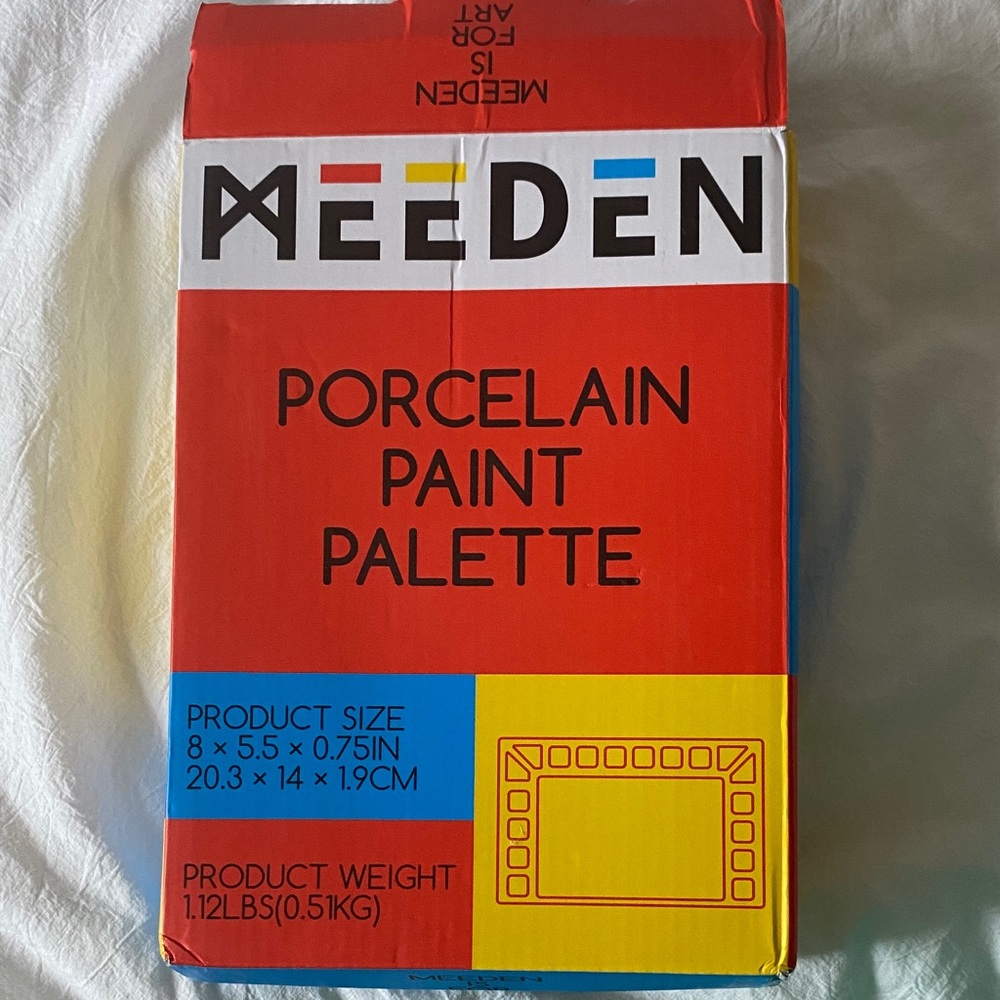 Meeden Porcelain Paint Palette fill with any paint you desired. NWT!
